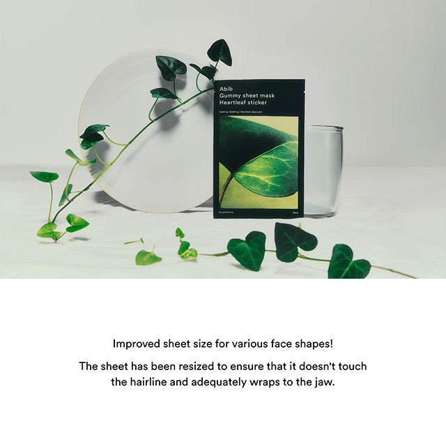 Abib Gummy Sheet Mask Heartleaf Sticker 1pcs