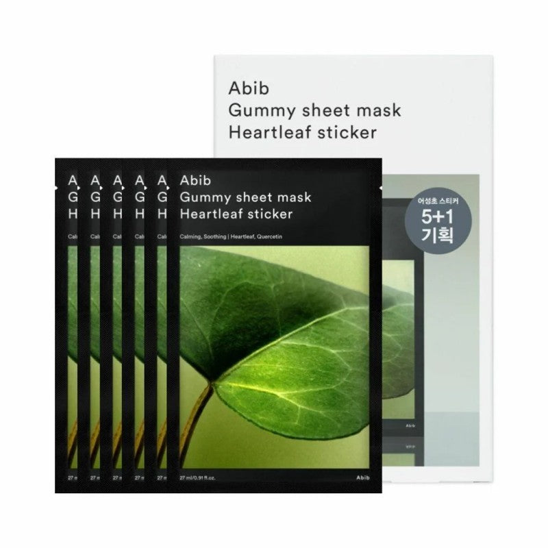 Abib Gummy Sheet Mask Heartleaf Sticker 10pcs
