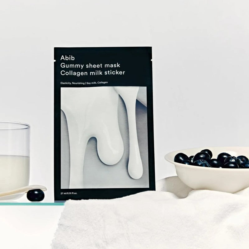Abib Gummy Sheet Mask Collagen Milk Sticker 10pcs
