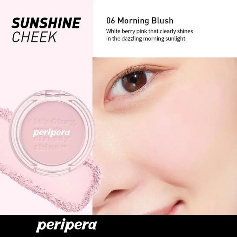 Peripera Pure Blushed Sunshine Cheek #06 Morning Blush