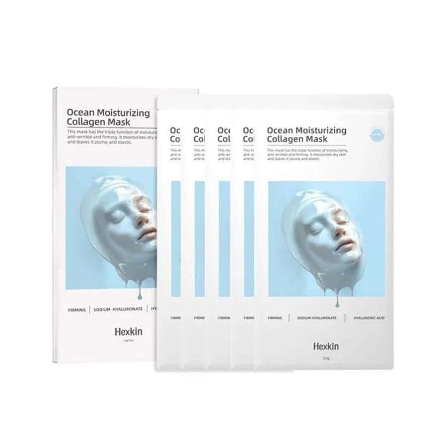 Hexkin Ocean Moisturizing Collagen Mask 5pcs