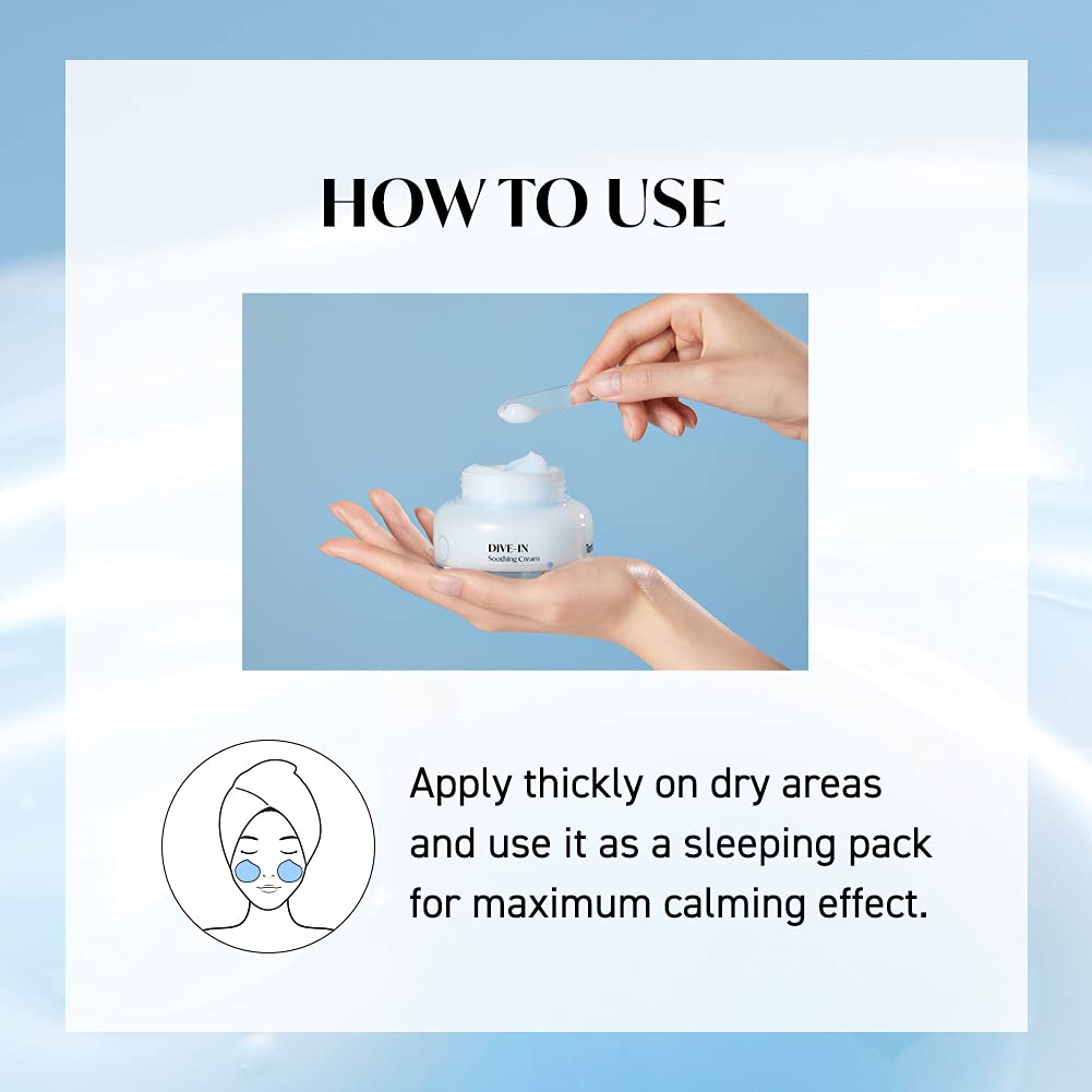 Torriden DIVE-IN Low-Molecular Hyaluronic Acid Soothing Cream 100ml