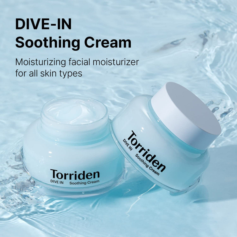 Torriden DIVE-IN Low Molecular Hyaluronic Acid Soothing Cream Pack 100ml*2