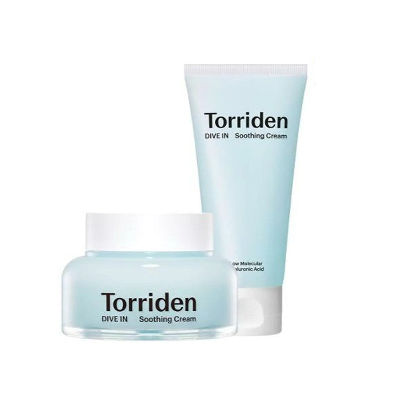 Torriden DIVE-IN Low Molecular Hyaluronic Acid Soothing Cream Pack 100ml*2