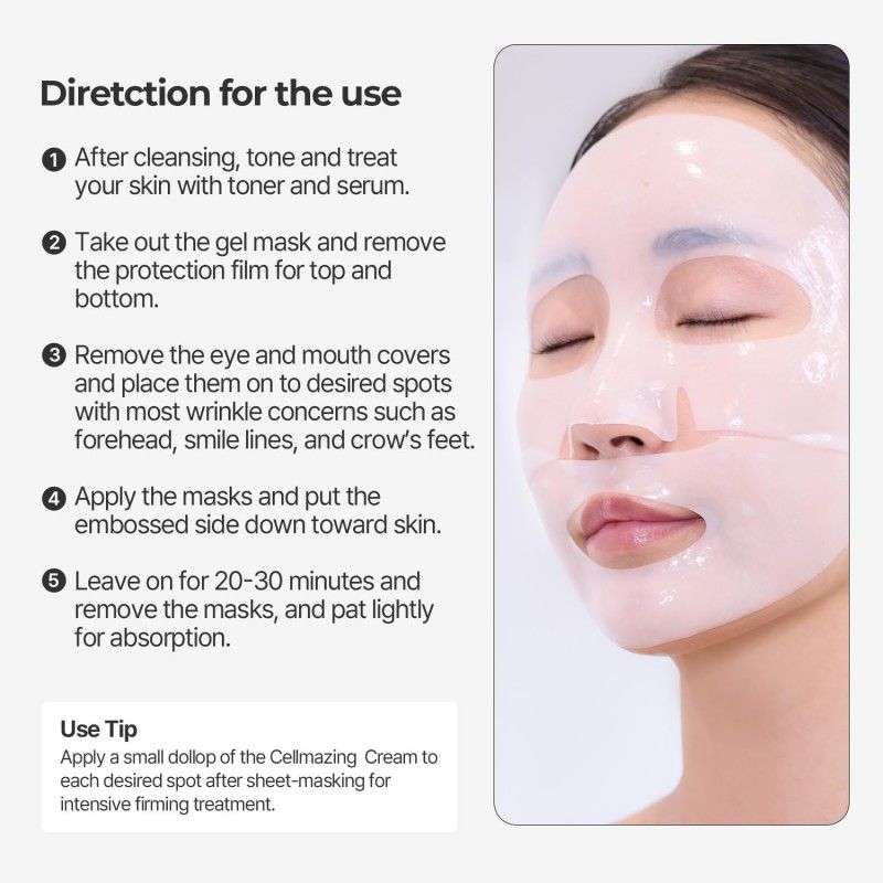 Torriden Cellmazing Low Molecular Collagen Firming Mask 4pcs