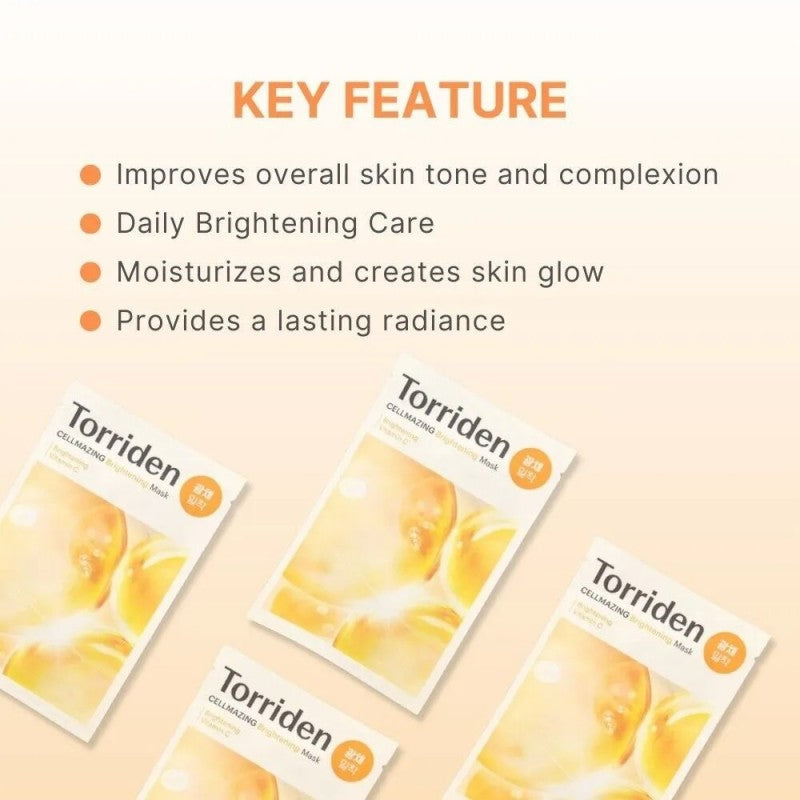 Torriden Cellmazing Brightening Mask 5+1pcs