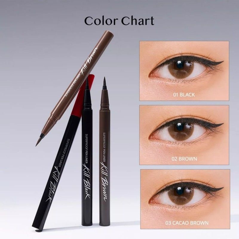 Clio Waterproof Liquid Pen Liner #01 BLACK