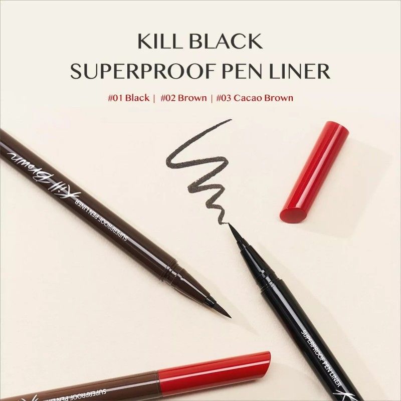 Clio Waterproof Liquid Pen Liner #01 BLACK