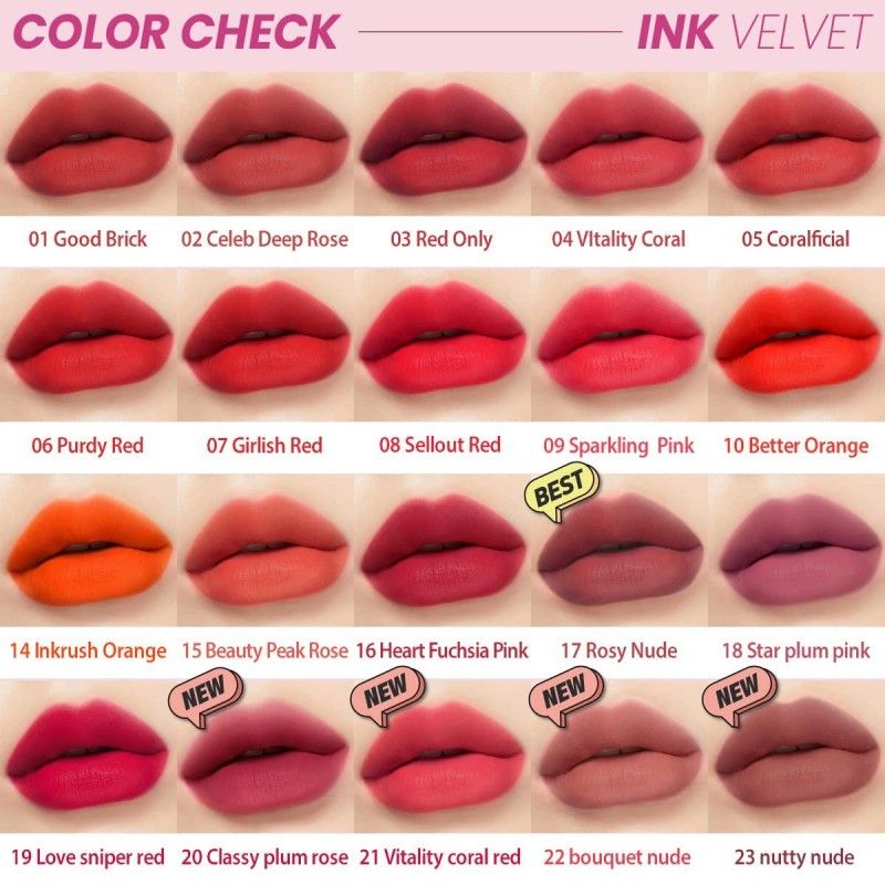 Peripera Ink The Velvet #AD20 Classy Plum Rose