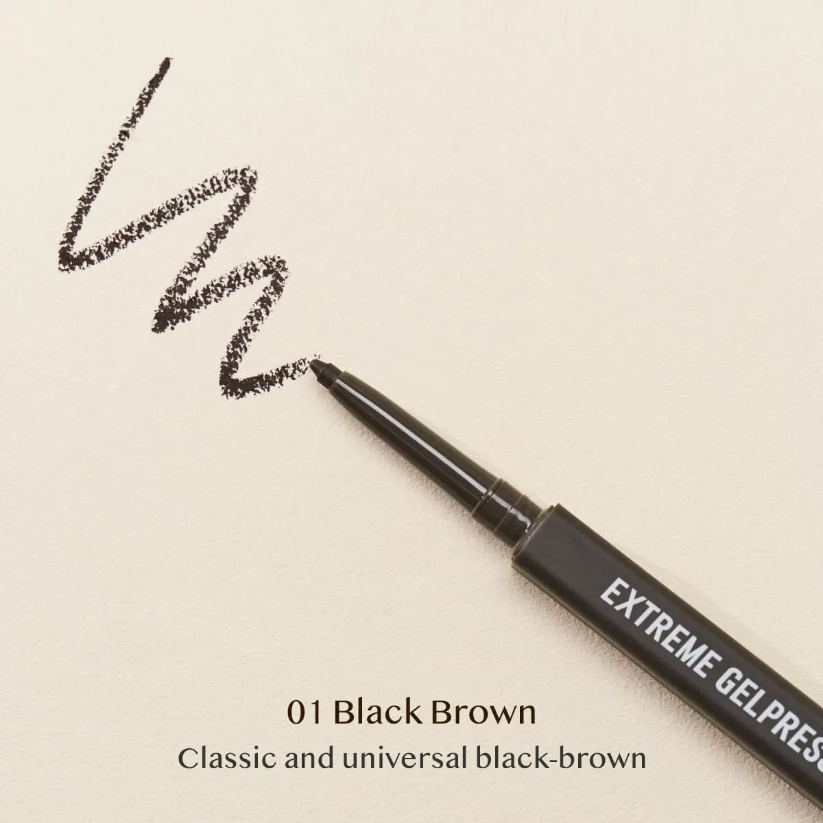 Clio Extreme Gelpresso Pencil Liner #04 Gray Brown