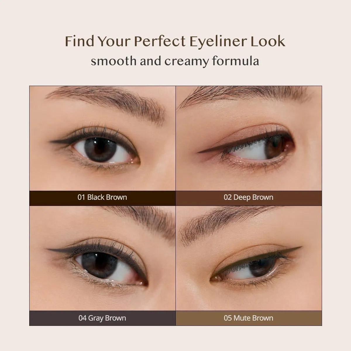 Clio Extreme Gelpresso Pencil Liner #04 Gray Brown