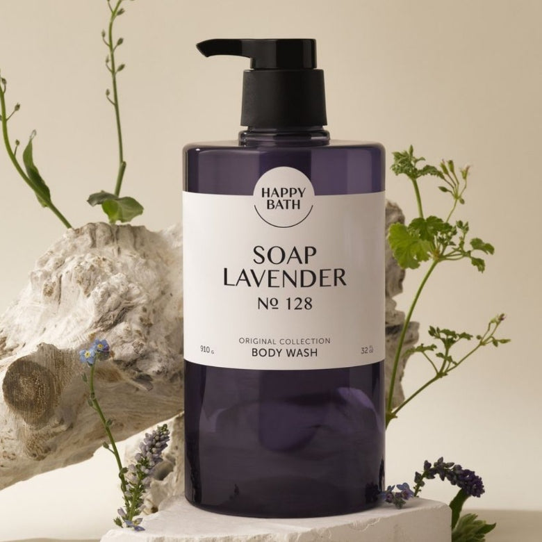 Happy Bath Body Wash No. 128 Soap Lavender 910g
