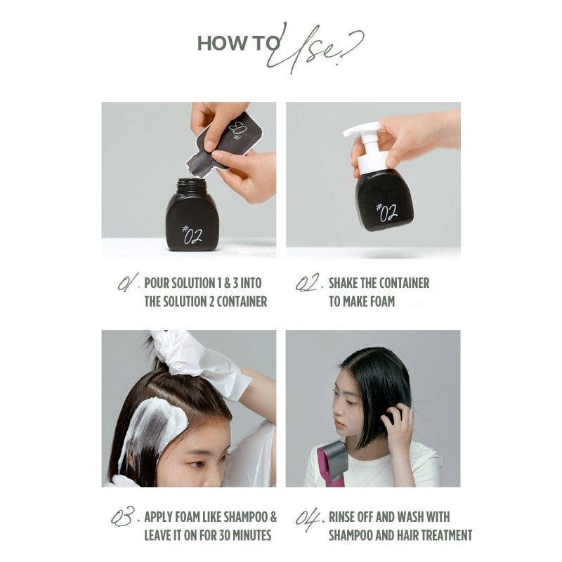 Mise En Scene Hello Bubble Hair Colour #7V Peri Violet