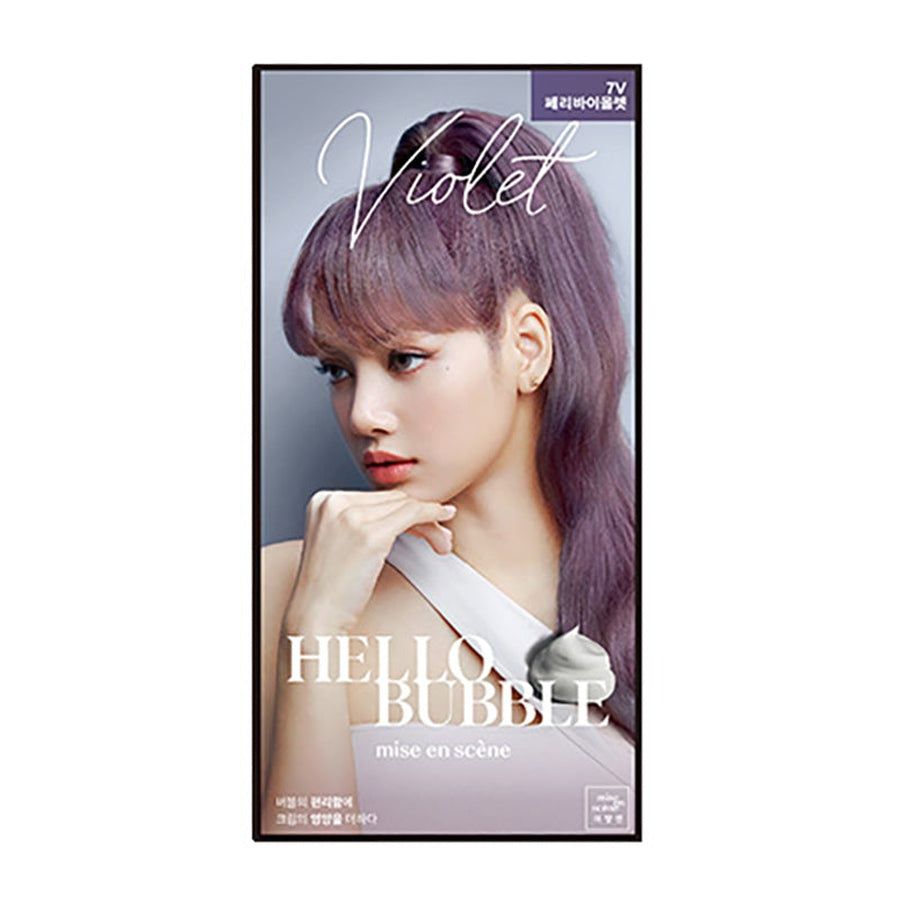 Mise En Scene Hello Bubble Hair Colour #7V Peri Violet