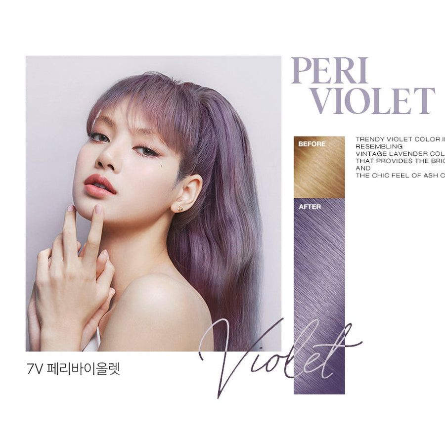 Mise En Scene Hello Bubble Hair Colour #7V Peri Violet