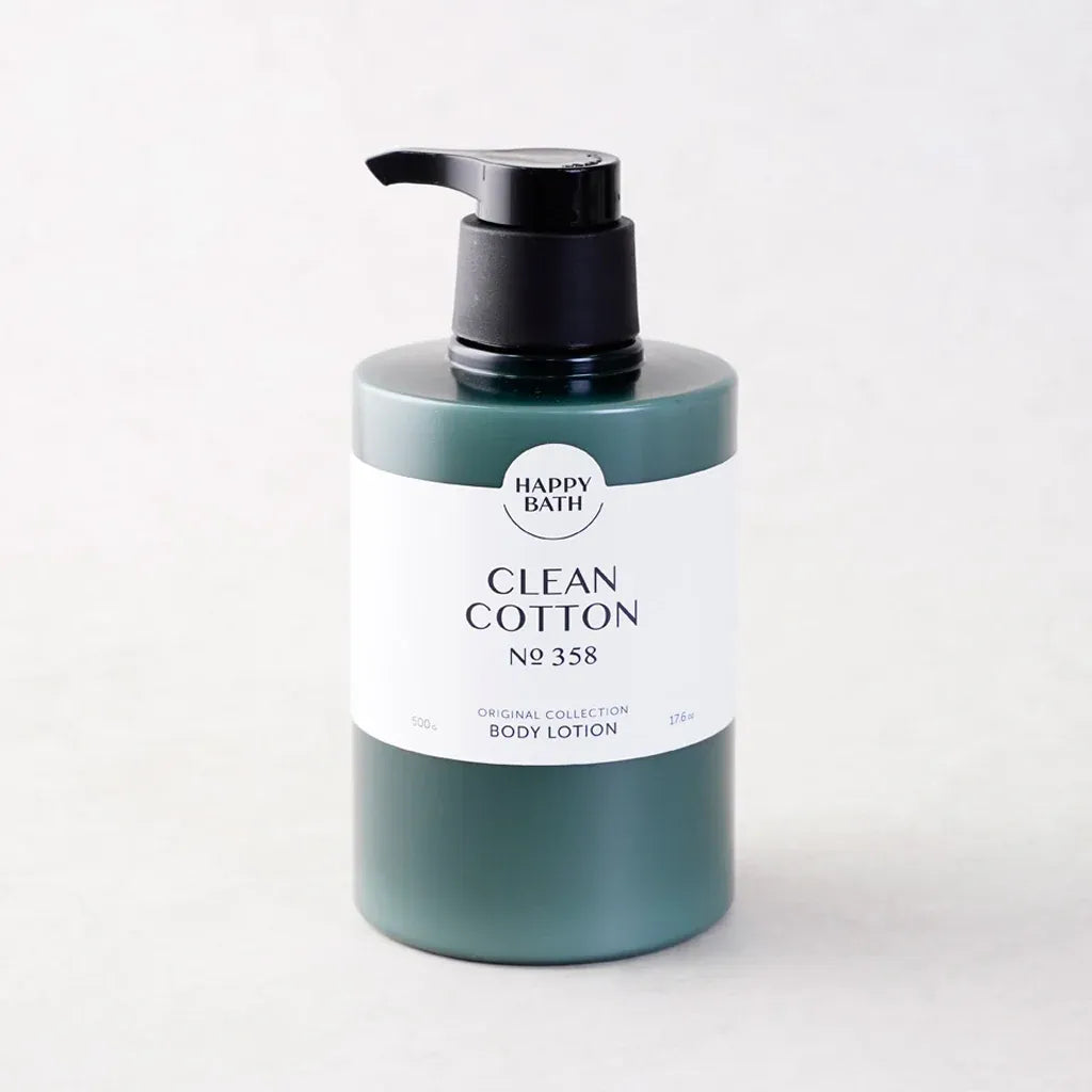 Happy Bath Body Lotion Clean Cotton 500g