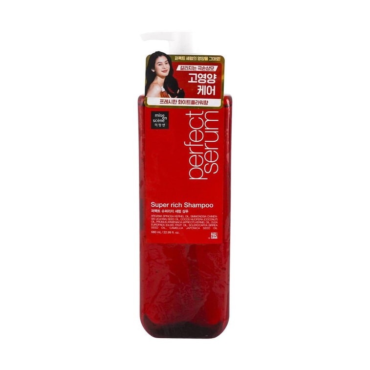 Mise En Scene爱茉莉美仙妆完美深层修护洗发水红色 680ml