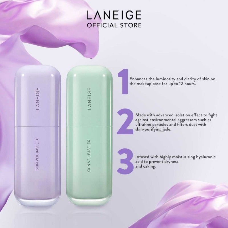 Laneige Skin Veil Base EX SPF28 PA++ Pure Violet 30ml