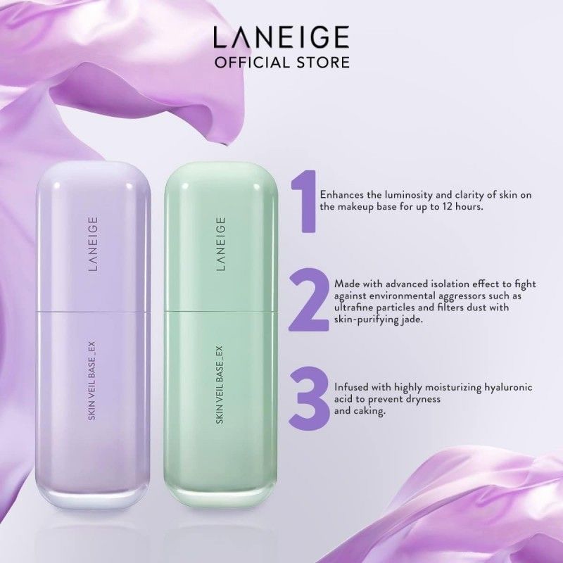 Laneige Skin Veil Base EX Mint Green SPF28 PA++ 30ml
