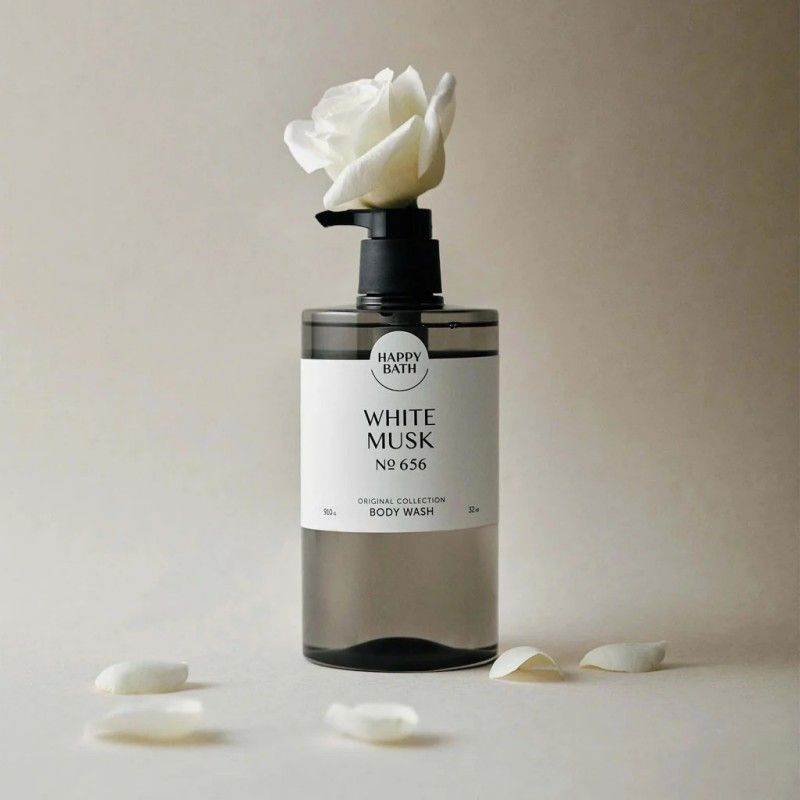 Happy Bath White Musk Body Wash 910g