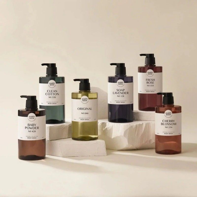 Happy Bath White Musk Body Wash 910g