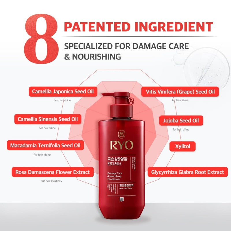 Ryo Damage Care & Nourishing Conditioner 480ml