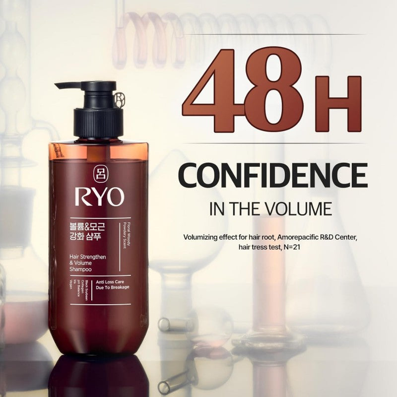 Ryo Strengthen & Volume Hair Shampoo 480ml