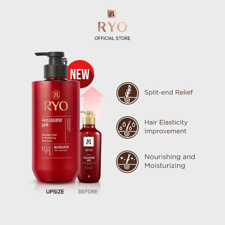 Ryo Shampoo Damage Care & Nourishing 480ml