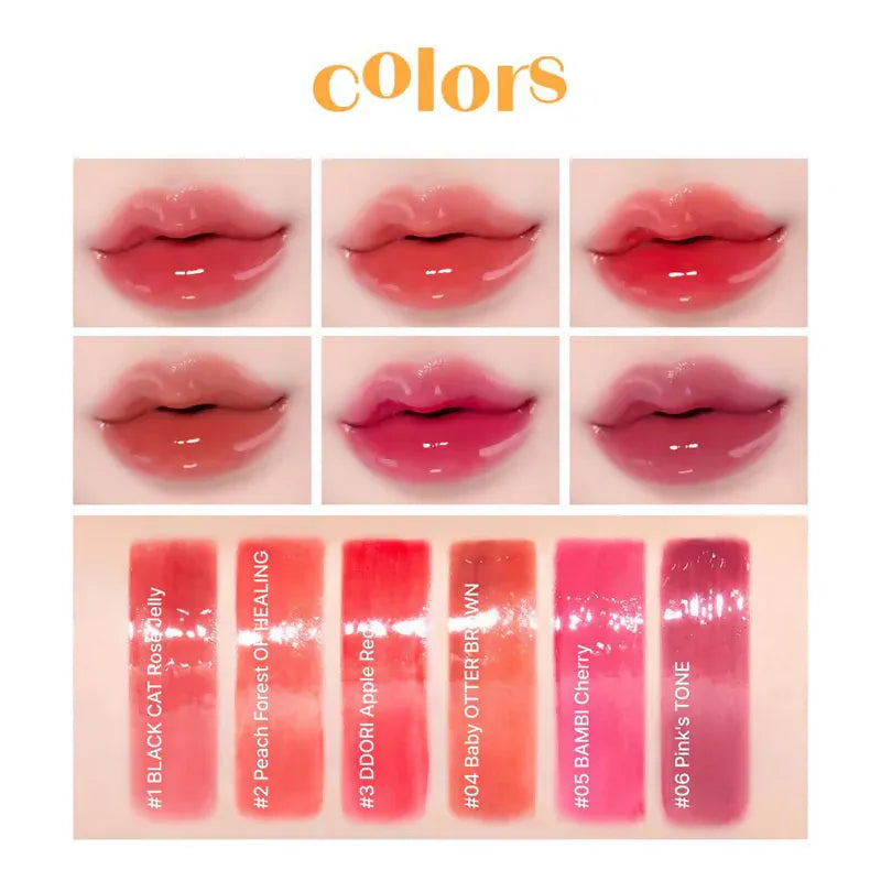 Etude House Over Glowy Tint #03 Ddori Apple Red