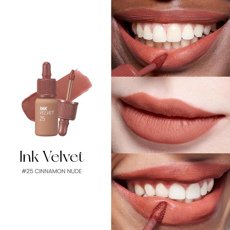 Peripera Ink The Velvet Liquid Lipstick #AD25 Cinnamon Nude