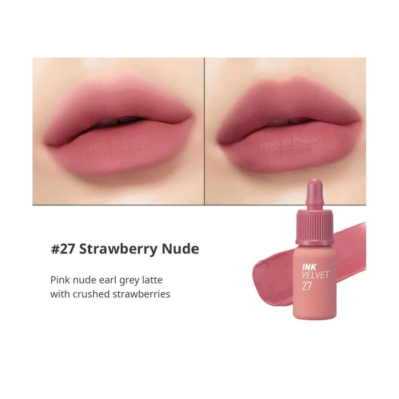 Peripera Ink The Velvet #AD27 Strawberry Nude