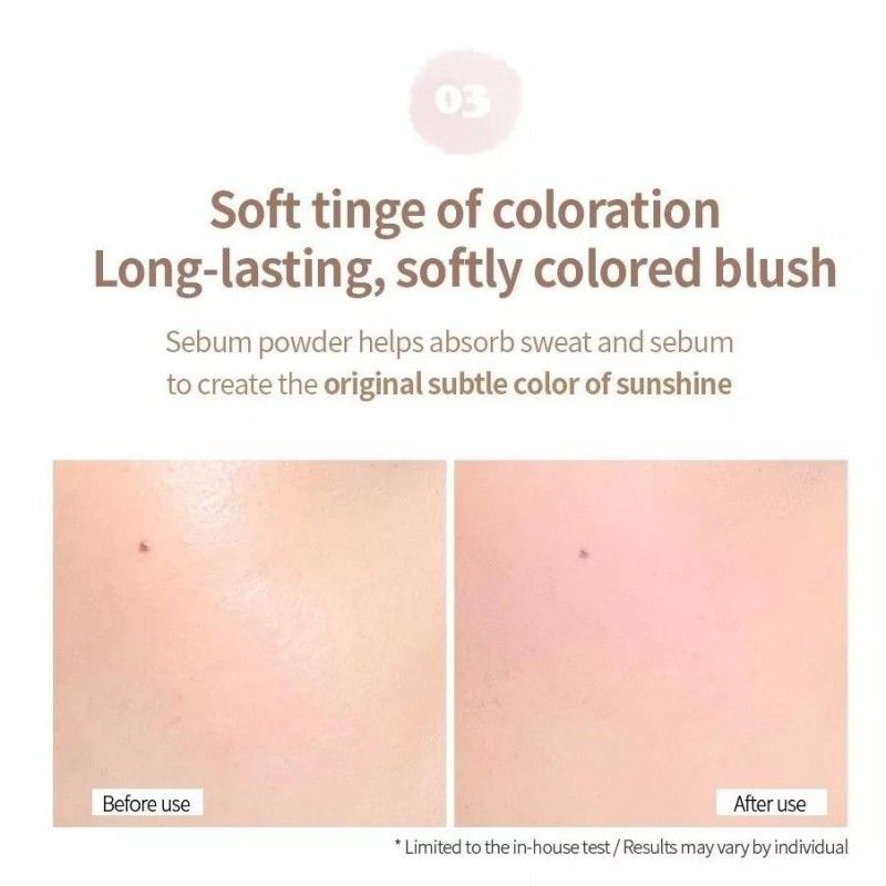 Peripera Pure Blushed Sunshine Cheek #12 Sunny Pink