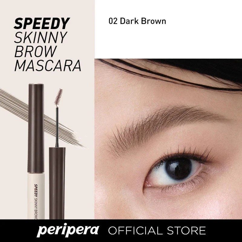 Peripera Speedy Skinny Browcara #02 Dark Brown