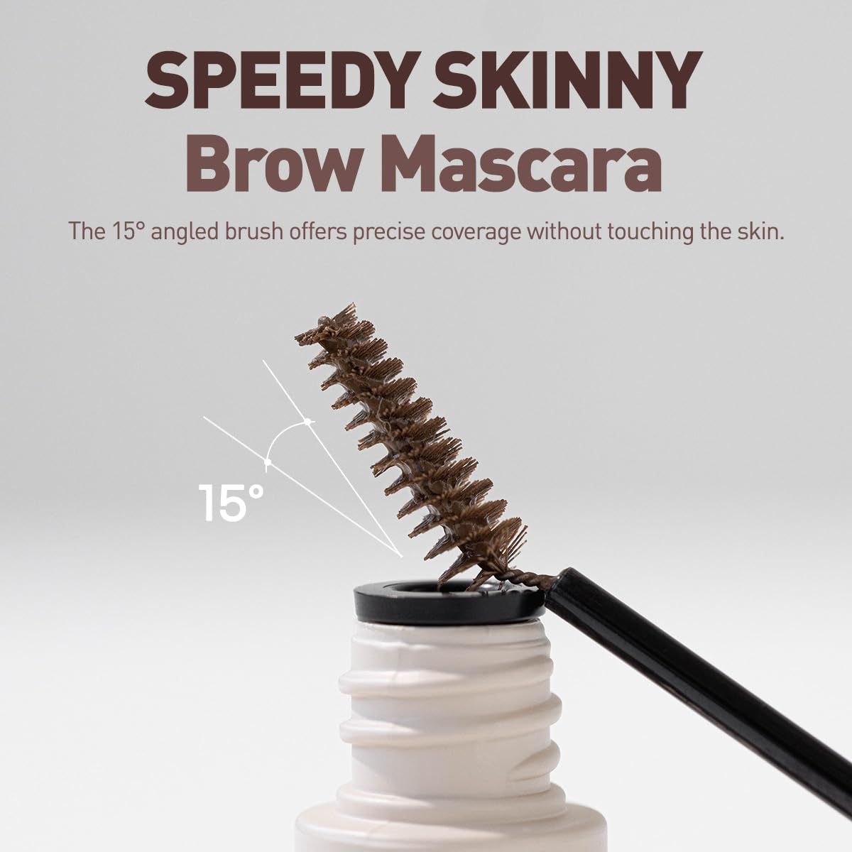 Peripera Speedy Skinny Brow Mascara #03 Natural Brown