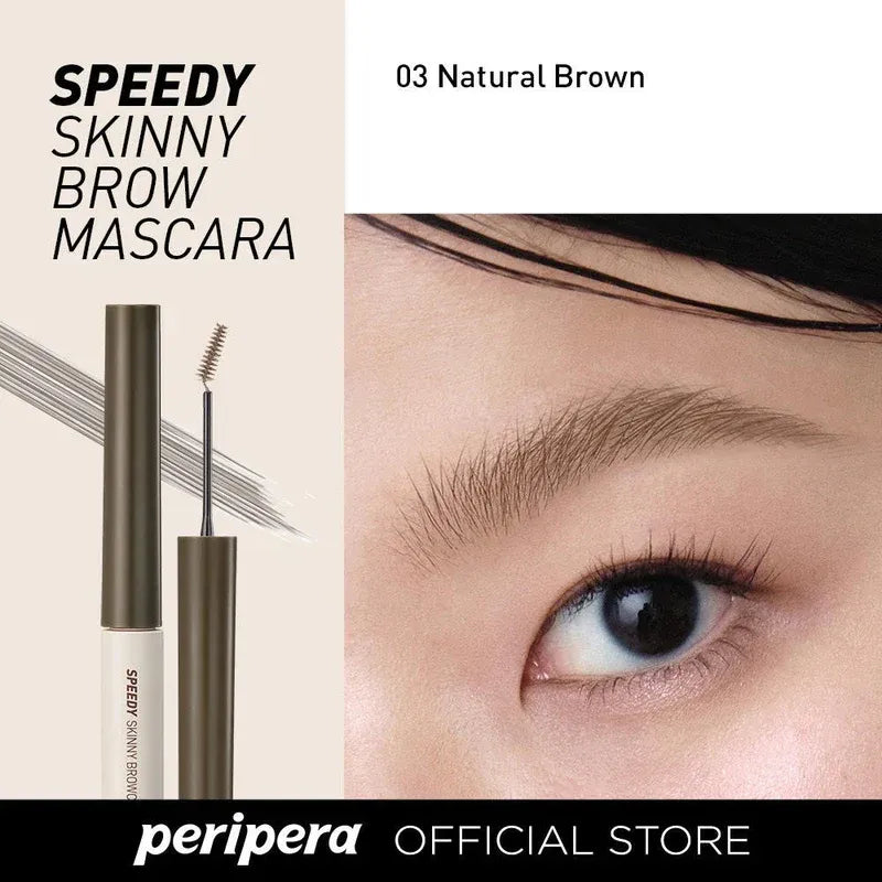 Peripera Speedy Skinny Browcara #03 Natural Brown