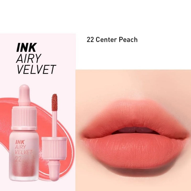 Peripera Ink Airy Velvet Lip Tint #22 Center Peach