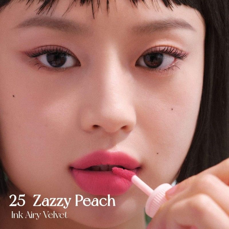 Peripera Ink Airy Velvet Lipstick #25 Zazzy Peach