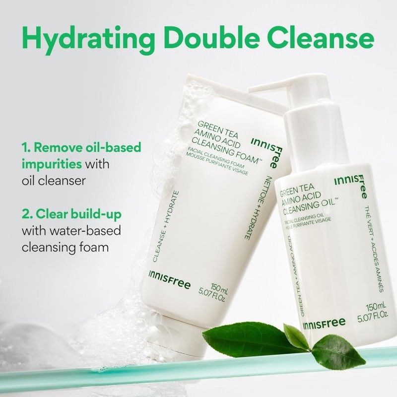 Innisfree Green Tea Amino Moisture Cleansing Foam 150g
