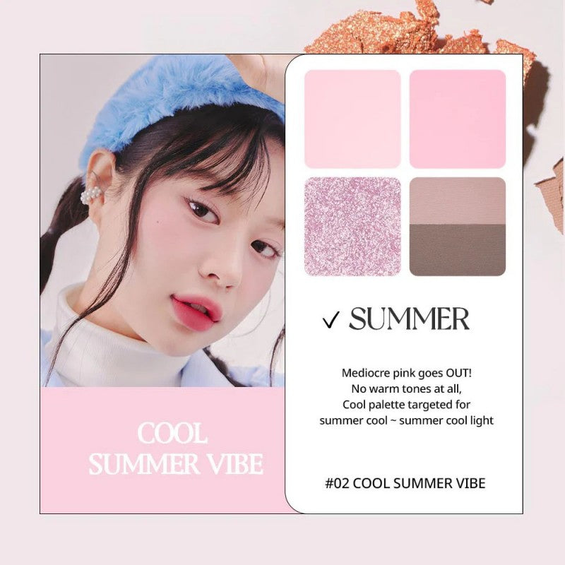 Peripera Ink Pocket Shadow Palette #02 Cool Summer Vibe