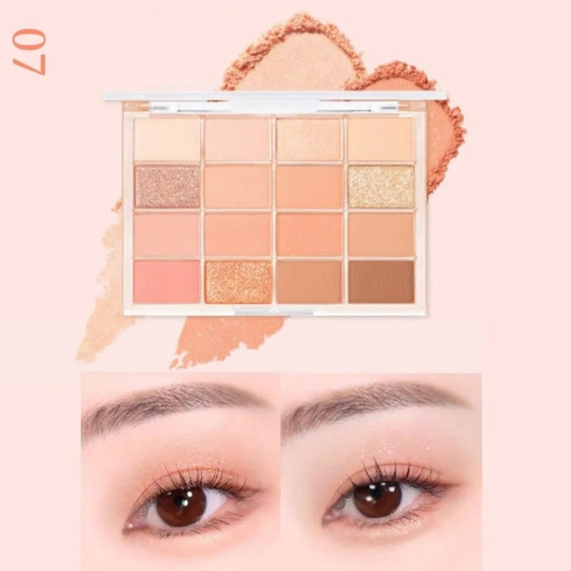 Wakemake Soft Blurring Eyeshadow Palette #7 Soda Coral Blurring 14g
