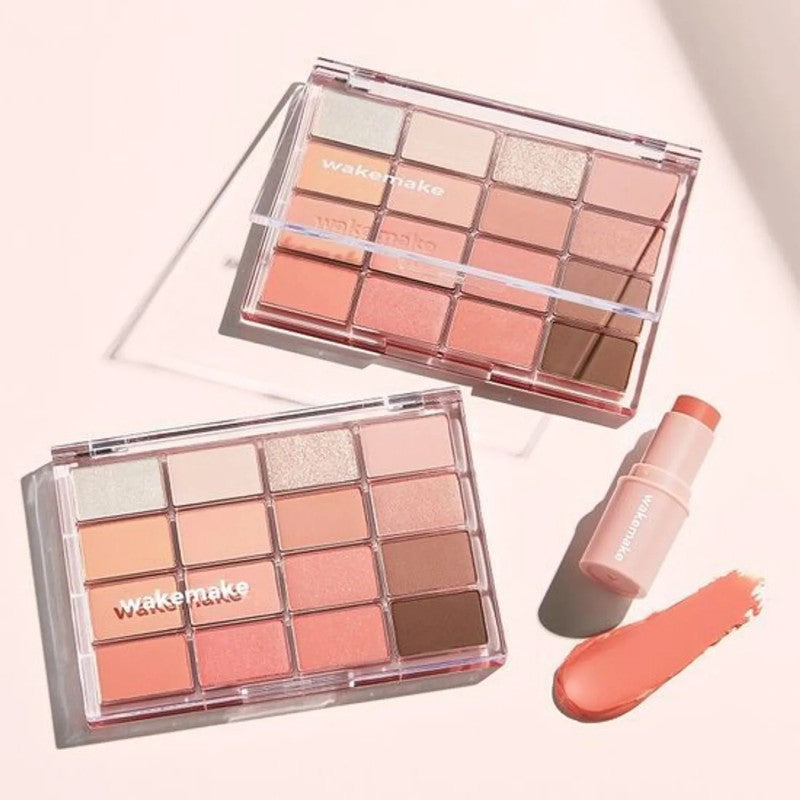 Wakemake Soft Blurring Eyeshadow Palette #7 Soda Coral Blurring 14g