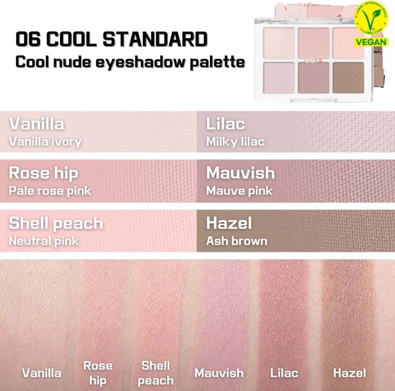 BBIA Ready To Wear Eye Palette #06 Cool Standard