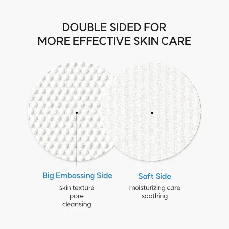 Eqqualberry游泳池爽肤棉片温和去角质 70片