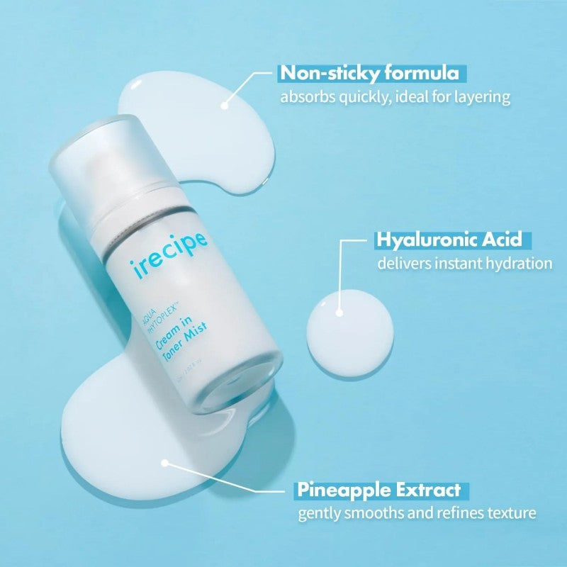 Irecipe Little Twin Star AQUA PHYTOPLEX™ Cream In Toner Mist 60ml