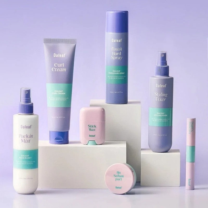 Daleaf Hair Styling Fixer 200ml + 30ml+ Curl Cream 30ml