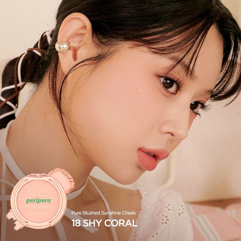 Peripera Pure Blushed Sunshine Cheek #18 Shy Cora