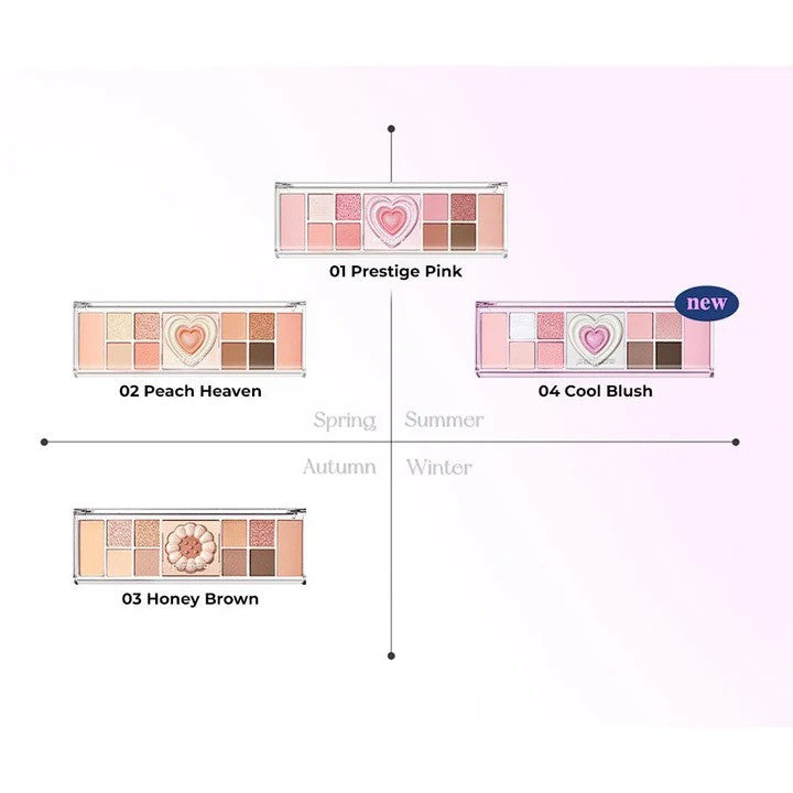 Peripera All Take Mood Like Palette Peritage #02 Peach Heaven