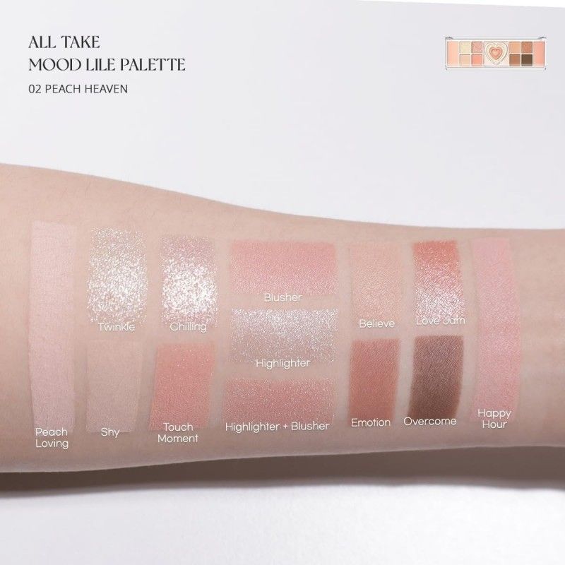Peripera All Take Mood Like Palette Peritage #02 Peach Heaven
