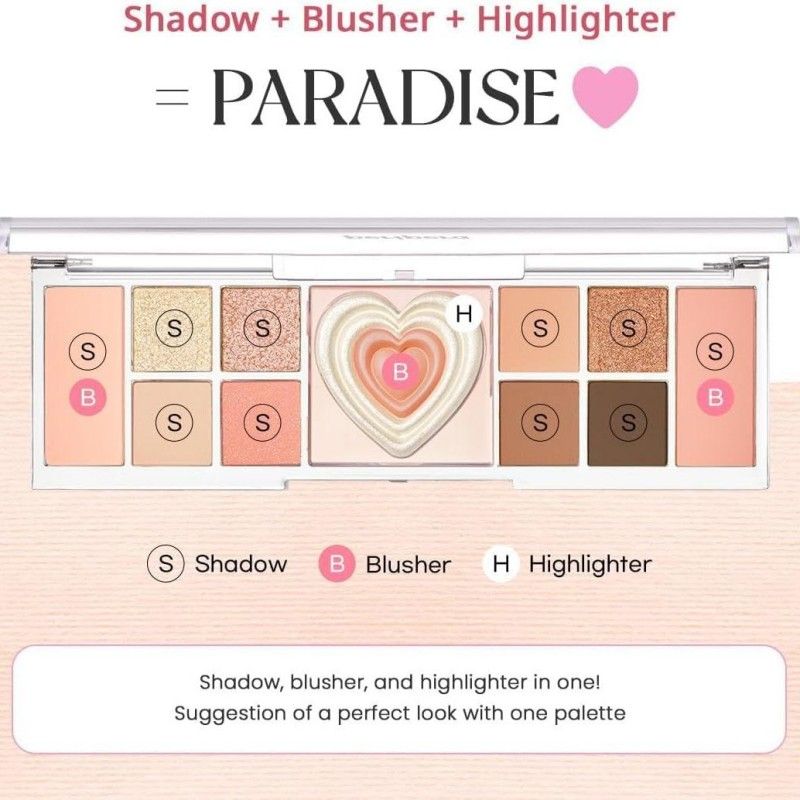 Peripera All Take Mood Like Palette Peritage #02 Peach Heaven