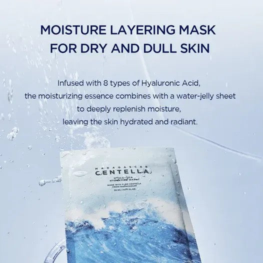 Skin1004 Madagascar Centella Hyalu-Cica Hydrating Mask 5pcs